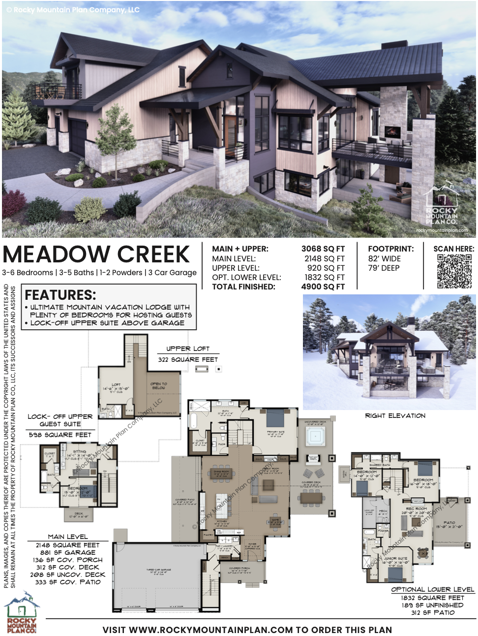 semi custom home plans Colorado Springs